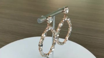 Wholesale 2022 multi shapes shiny crystal elegant rhinestone earrings1