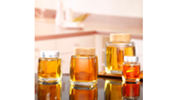 Factory Direct Glass Container Storage Bottle With Metal Lid Food Storage Glass Honey Jar 100ml 180ml 280ml 360ml1