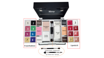 Double Eyeshadow 26 color set and accessories