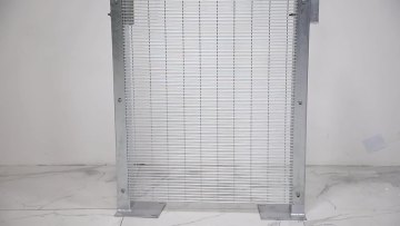 Black Color Bent Curved High Security 358 Anti Climb Fence1