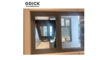 High End Chainwinder Handle Australian AS2047 Certified Aluminum Alloy with Key Lock Fixed Glass Swing Window Graphic Design1