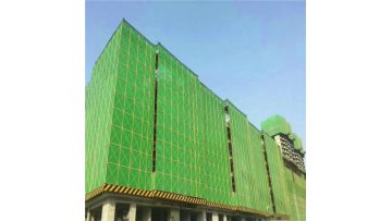 Using of mesh tarps