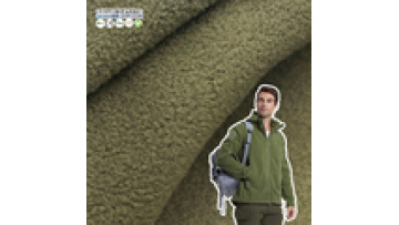 Customized 290gsm Polar Fleece Fabric 100%Polyester Windproof Brushed Dyed Knitted Fabric for Outdoor Winter Garment1