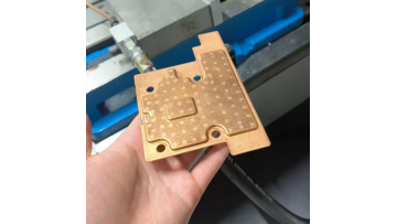 Deburring solutions for copper heat sink exterior and hole edges