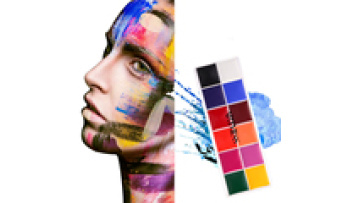 10g*12 colors Large Capacity Face Paint pintura facial Makeup Halloween Party Face Makeup Painting Supplies1