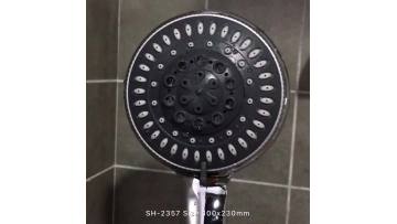 10 cm 5 Settings Hydro Bubble Massage Handheld Bathroom Shower Head with No Drilling Shower Head Holder1