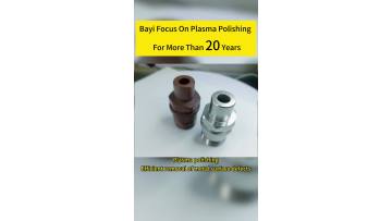 Plasma polishing of stainless steel products