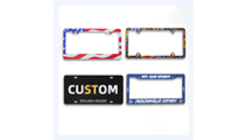 High Quality Customized logo License Plate Aluminum Alloy Car License Plate Frame/holder Cover Custom License Plate Frame1