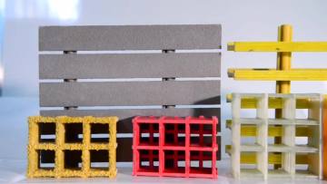 FRP Square Mesh Molded Plastic Grating For Walkway1