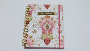 Personalised Premium Designed Writing Wholesale Stationery Customized Girls Pink Pocket A5 Spiral Journals Notebooks with Logo1