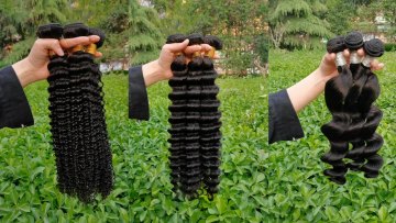 Raw cuticle aligned human hair supplier wholesale raw virgin hair bundles mink Brazilian human hair extension vendors1