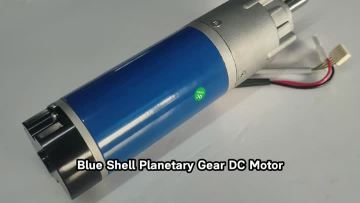 Blue Shell Planetary Gear DC Motor