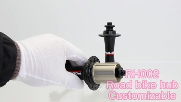 RH002 Sealed Bearings Bicycle Hubs 32/36H Light Weight Road Bike Hub Black V Brake Road Hub1