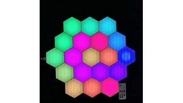 Creative DIY RGB Quantum Lamp LED Modular Touch Marquee Wall Light Remote Control Gift Night Holiday kids toy Light1