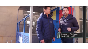 Transport Platform Material Hoist