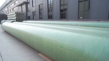 Green plastic drain GRP Pipe Fiberglass Pipe FRP Pipes1