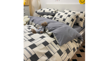 Cotton printed bed sheet sets