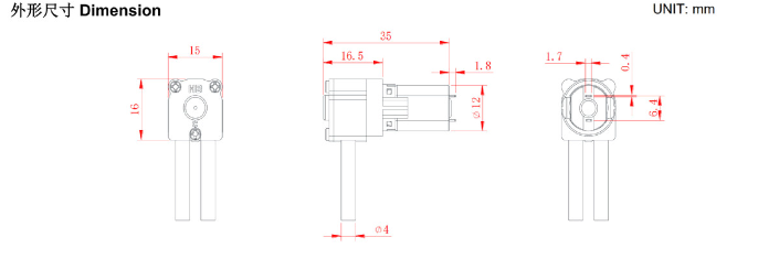 Peristaltic Pump Drawing