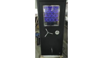 Elevate luxury watch storage solution for high‑end collectors & boutiques our vertical leather‑wrapped watch winder safe