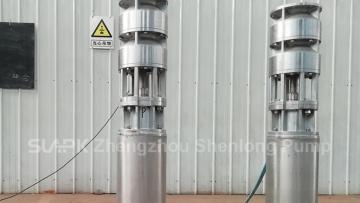 Stainless steel submersible pump