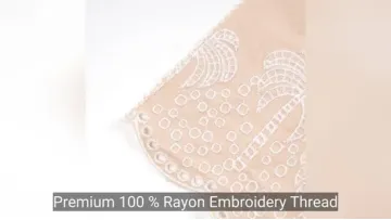 Premium 100% Rayon Embroidery Thread for Elegant Dressmaking1