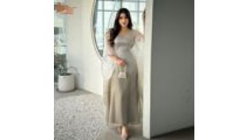 Muslim New Eid Dresses Solid Shiny Satin Batwing Sleeve Modest Kebaya Big Size Turkish African Women Abayas Saudi Clothing1