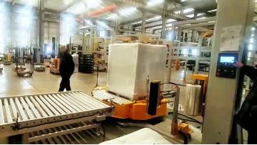 automatic stretch film wrapping machine