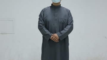 Latest Products In Market Polo- Neck Muslim Men Clothing Cotton Kurta Designs For Men1