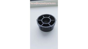 Black injection molding plastic base