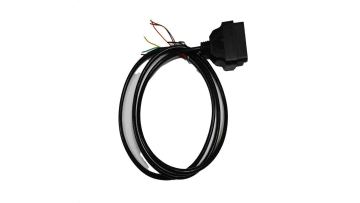 OBDII-16P male connector to OPEN; L=1300mm