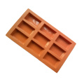 1Pc Baking tool 9 Cavity Financier Mould Silicone Mold Red French Cake Mold Dessert Tools