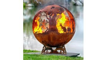 corten steel fire bowl