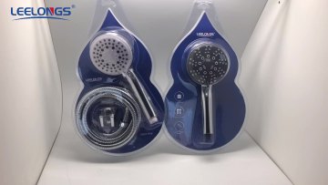 Wholesale 5 Functions ABS Chrome Bathroom Rain Shower Head Handheld1