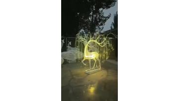 Stainless steel sika deer landscape lamp
