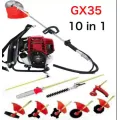New Model GX35 Knapsack 10 in 1 Multi Brush Cutter ,Pole Chain Saw,Long Reach Hedge Trimmer 6 in 1,China 4-stroke engine,