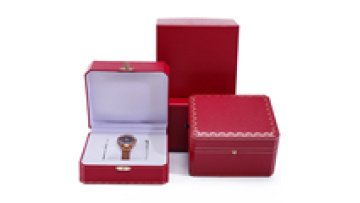Wholesale custom luxury gift box travel watch case contains tote bag flip leather red brand Cartieres watch box1