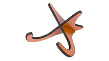 Wooden Floor Violin and Ukulele Stand - DDP RTS Instruments Quality Wood Stand1