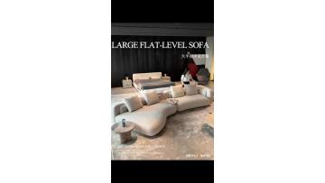 The Bezier sofa is a perfect blend of creamy style and Italian minimalism.
