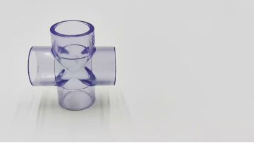clear  pvc  cross