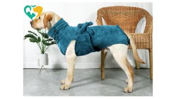 dog drying coat
