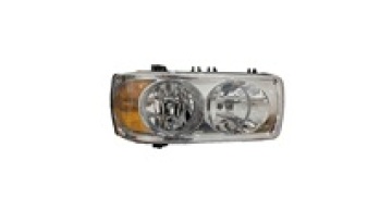 Amber Turn Signal Chrome Headlamp Fog Light for DAF XF95 Heavy Duty Truck1