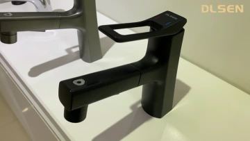 Black Square Basin Mixer