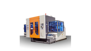double station eight cavities machine servo motor