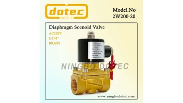 2W200-20 brass solenoid valve
