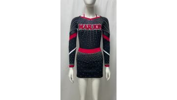 red cheer uniform