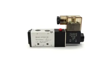 5 4 3 2 Way Pneumatic Air Solenoid Valve 5/2 5/3 4/2 3/2 2/2 Way 12VDC 24VDC 24VAC 110VAC 220VAC1