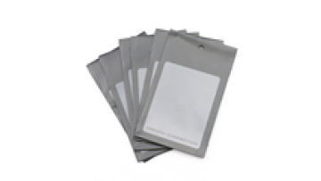 100% recycled transparent handbag clear purse women jewellery ziplock milk packingplastic GRS zipper bag for clothing1