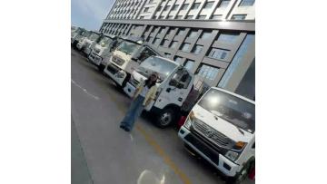 Large sanitation garbage truck