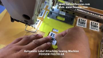 Automatic Label Attaching Sewing Machine