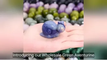 Wholesale Nine Dragon Jade Crystal Snails Carving Polished Folk Craft with Animal Theme Craft for Home Decoration Christmas Gifts1